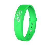 Elnwnnkc Smart Defeat Alarm Bangle Silenzioso Sveglia Casual Fit Salute Osservare Lunga Durata della Batteria Impermeabile Piano Allarme Wristband