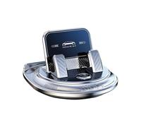 Elnwnnkc Supporto per telefono da auto con funzione invisibile Turn Down Parking Number Plate Supporto per auto girevole a 360 gradi per smartphone da 4 a 7 pollici Supporto girevole stabile a doppio