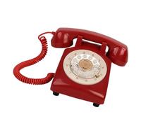 Elnwnnkc Telefono con quadranti rotanti con registratore per catturare momenti speciali, libro degli ospiti, libro dei messaggi uditivi, registratore telefonico retrò