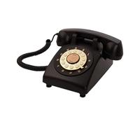 Elnwnnkc Telefono con quadranti rotanti con registratore per catturare momenti speciali, libro degli ospiti, libro dei messaggi uditivi, registratore telefonico retrò
