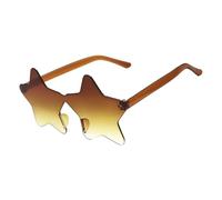 Elnwnnkc Unconfined Star Molded Sunshades Bright Party Execution Addons Thin Substance Denial Frame Star Sunshades Party