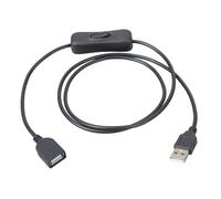 Elnwnnkc USB 2.0 Extension Cable for Webcam Camera Phone Mouse Keyboard Printer Hard Drive Extension with Switches Switches
