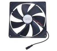 Elnwnnkc Ventola di raffreddamento a doppio cuscinetto a sfera da 180 mm, 12 V, 5,5 x 2,1 mm, a basso rumore, ad alto flusso d'aria per la ventilazione di case server