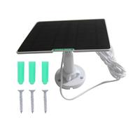 Elnwnnkc Weather Resistant Solar Power Chargers for Security Cameras Smartests IC Voltages Regulation 360 Degree Adjustable Mount Cable Solar Charger for Security Devices