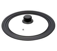 Elo 4001626 Coperchio universale per cucina 16/18/20 cm, coperchio per pentola o padella adattabile, vetro, acciaio al carbonio, plastica, 22,5 x 22,5 x 5 cm