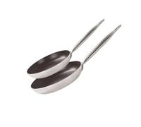 Elo 9803650 - Set di 2 stufe in alluminio, padella a induzione, padella antiaderente, padella senza pentole, alluminio, ceramica, acciaio inox, 32 e 28 cm