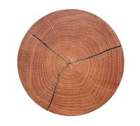 Elobra Applique a LED Havana M, legno massello/metallo, Ø 34 cm, IP44 Elobra