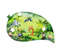 Elobra bambini Lampada fogli Wildnis Giungla con luce notturna a LED da soffitto, cameretta dei bambini, legno, verde, a + +