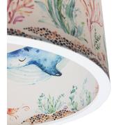 Elobra Lampada a sospensione 25/40 Animali marini, Ø 38 cm, colorata, plastica Elobra
