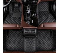 ELODEK Abitacolo Tappetini per Auto in Pelle su Misura per Tesla Model Y 2021 2022 2023 2024 2025, Impermeabile Tappetino Set Copertura Completa Moquette Antiscivolo,A-Black
