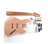 ELODEK Insieme Professionale della Chitarra elettrica Tastiera in Acero/Palissandro Incompiuto Corpo in Mogano 20 Tasti Kit Chitarra Elettrica Fai da Te Kit per Chitarra incompiuto (Color : Maple)