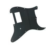 ELODEK Parti di Chitarra Elettrica Black 3 Ply 11 Hole One Humbucker Guitar Pickguard Scratch Plate Guitar Parts Accessori per Chitarra Battipenna per Chitarra Elettrica
