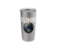 Elohim a lui sia la gloria della Scrittura Cristiana Romani 11:36 Bicchiere termico in acciaio inox doppia parete