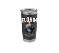Elohim All Things Are From Him Christian Spanish Bibbia Verse Bicchiere termico in acciaio inox doppia parete