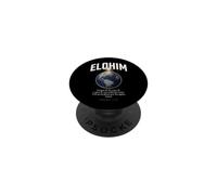 Elohim All Things Are From Him Christian Spanish Bibbia Verse PopSockets PopGrip Adesivo