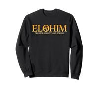 Elohim Creator Gesù Potente e Forte Uomini Donne Felpa