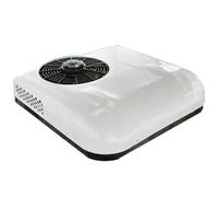 ELOMAS RV Condizionatore D'Aria 12V/24V DC,Elettrico All-In-One Aria Condizionatore RV,Per RV Caravan Truck Trattore 850W Parcheggio Condizionatore D'Aria,White-12V