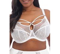 Elomi Brianna Strappy Underwire Plunge Bra Reggiseno con Scollatura a V, Bianco, 7E Donna