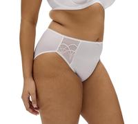 Elomi Morgan Banded Comfort & Support. Three-Section Cup, Side Frame, Stretch Lace. Solid Color Bra DD+ Bras Reggiseno Altamente Coprente, Opaco, Bianco, 95N Donna