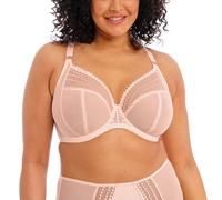 Elomi Reggiseno Matilda da Donna a Tre Pezzi, Coppe in Rete Trasparente, Pannelli di Supporto Laterali con Gancio a J Mobile per Reggiseni DD+ Racerback, Blush Perlato., 38GG
