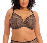 Elomi Reggiseno Matilda da Donna a Tre Pezzi, Coppe in Rete Trasparente, Pannelli di Supporto Laterali con Gancio a J Mobile per Reggiseni DD+ Racerback, Leopardati, 3GG