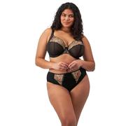 Elomi Reggiseno Teagan da donna con ferretto, Nero/Mandorla, 38GG