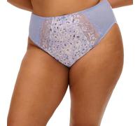 Elomi Slip da donna Morgan a gamba alta, Blu leopardato., X-Large-XX-Large Plus