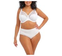 Elomi Women's Morgan Banded Bra: Comfort & Support. Three-Section Cup, Side Frame, Stretch Lace. DD+ Bras Reggiseno Altamente Coprente, Bianco, 5F Donna