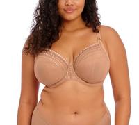 Elomi Women's Plus Size Matilda Unlined Plunge Underwire Bra with J-Hook, Caffe Au Lait, 40K