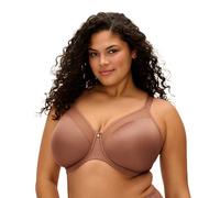 ELOMI Women's Plus Size Smooth Underwire Molded Bra Reggiseno Altamente Coprente, Chiodi di Garofano, 3F Donna