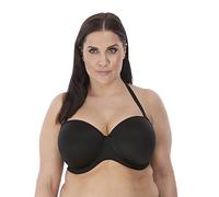 Elomi Women's Smooth Strapless Seamless Underwire T-Shirt Bra, Black, 32GG