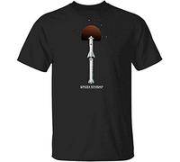 Elon Musk Mars Starship Super Heavy Rocket Spacex Launch 2 T-Shirt Black Graphic Unisex Tee Shirt M