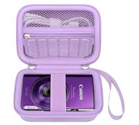 Elonbo Cassa da trasporto per fotocamera digitale per CAMKORY/per toberto/per AiTechny/per VAHOIALD/per fotocamera IWEUKJLO FHD 1080P, Viola + Viola