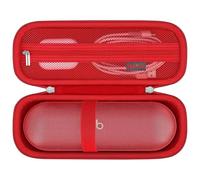 Elonbo Custodia da trasporto per altoparlante Bluetooth wireless Beats Pill, altoparlante portatile, borsa da viaggio Beats Pill altoparlante, tasca in rete adatta al caricabatterie, rosso