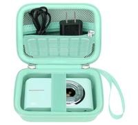 Elonbo Custodia da trasporto per fotocamera digitale compatibile con CAMKORY/Gtonster/Lecnippy/Lecran/ROQIOO/aycy/Hiacinto/Smartklik/Vitaler/Froitx/FJFJOPK - Verde chiaro
