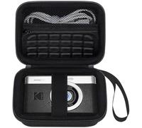 Elonbo Custodia da trasporto per KODAK PIXPRO C1 Friendly Zoom Digital Camera, KODAK C1 Compact HD Video Vlogging Camera Hard Travel Storage Bag, Mesh Pocket Fit Cable Black
