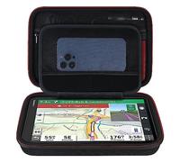 Elonbo Custodia di trasporto GPS per 10 pollici Garmin dezl OTR1000 / Garmin dezl OTR1010 / Garmin RV 1090 GPS Navigator System, tasca a rete extra adatta caricabatteria da auto cavo USB, nero