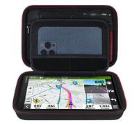 Elonbo Custodia di trasporto GPS per 6-7 pollici Garmin DriveSmart 76/66/65/61, DriveCam 76, Garmin RV 780/795/dezl OTR700/OTR610 Garmin Catalyst GPS Navigator System, Pocket Fits Car Charger, Nero