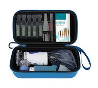 Elonbo Custodia di trasporto per nebulizzatore portatile portatile inalatore per adulti e bambini, cassa di viaggio dell'inalatore di asma, Blu. SOLO CASO