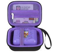 Elonbo Custodia per Bitzee Digital Pet Interactive Giocattolo Virtuale, Animali Elettronici Giocattoli per Bambini Travel Storage Cover Organizer Holder. Nero + interno viola