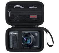 Elonbo Custodia per Canon PowerShot SX740 HS/ SX730 HS/ SX720 HS/ SX620 HS Fotocamera digitale, 4K Videocamera da viaggio Custodia per Custodia da Viaggio, Tasca a Rete Adatta Caricabatterie, Nero
