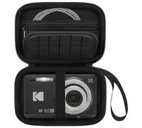 Elonbo Custodia per Fotocamera per KODAK PIXPRO FZ55 / FZ53 / FZ45 / FZ43 16MP Fotocamera Digitale, Vlogging Custodia per Fotocamera Trave Bag, Borsa a Rete Adatta Alle Batterie, Cavo, Nero