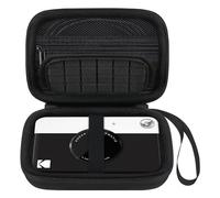 Elonbo Custodia per fotocamera per KODAK Printomatic Digital Instant Print Camera, Portable Bluetooth Photo Printer Storage Bag, Borsa a rete adatta carta fotografica, MicroSD Card, Nero + Nero