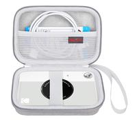 Elonbo Custodia per fotocamera per KODAK Printomatic Digital Instant Print Camera, Portable Bluetooth Photo Printer Portable Borsa, Borsa a rete adatta Zink Photo Paper, Scheda MicroSD, Grigio