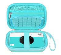 Elonbo Custodia per fotocamera per KODAK Printomatic Digital Instant Print Camera, Portable Bluetooth Photo Printer Storage Bag, Borsa a rete adatta carta fotografica, MicroSD Card, Verde+Verde