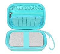 Elonbo Custodia per Gioco Portatile Anbernic RG35XX 2024, IPS Retro Console Giochi Borsa da Viaggio, Emulatore Classico Portatile Video Gaming Organizer Holder, Tasca adatta cavo di ricarica, Verde