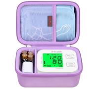 Elonbo Custodia per iHealth Track Smart Braccio di Pressione Sanguinosa Monitor, Wireless Bluetooth Bluetooth Monitor di Pressione Sanguinosa Supporto di Custodia Protettiva da Viaggio, Viola