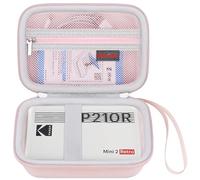 Elonbo Custodia per KODAK Mini 2 Retro 4PASS Stampante Fotografica Portatile, Supporto di Immagazzinaggio Della Macchina Fotografica Digitale Instant Print, Cavo, Rosa