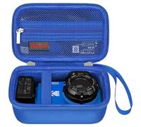 Elonbo Custodia per KODAK PIXPRO WPZ2 Robusta Fotocamera Digitale Impermeabile, Custodia per Fotocamera Digitale WiFi 4K Resistente Agli Urti, Tasca Mesh Adatta Caricabatteria. Blu