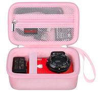 Elonbo Custodia per KODAK PIXPRO WPZ2 Robusta Fotocamera Digitale Impermeabile, Custodia per Fotocamera Digitale WiFi 4K Resistente Agli Urti, Tasca Mesh Adatta Caricabatteria. Rosa